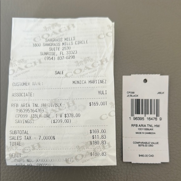 Coach Black Leather Shoulder Bag - Picture 8 of 11